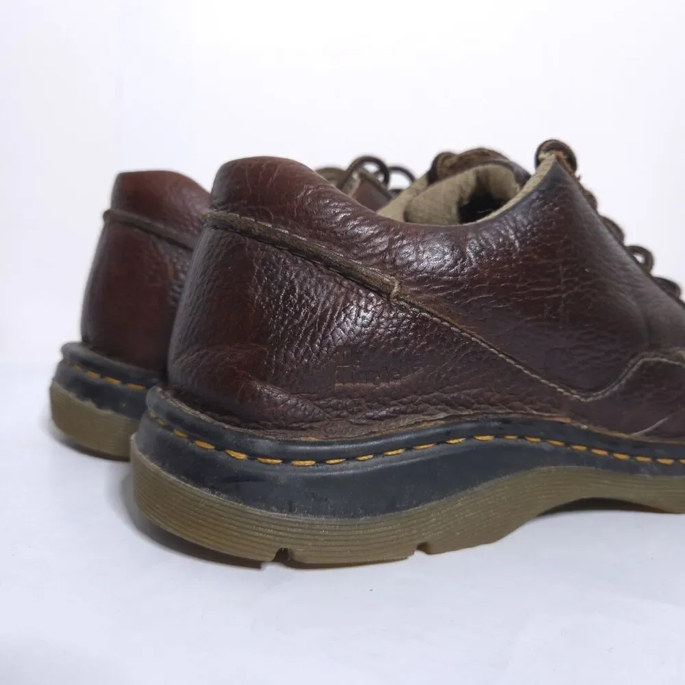 Dr Martens Brown Oxford Mens US 13 Casual Leather Lace Up Shoe 11200 Air Cushion